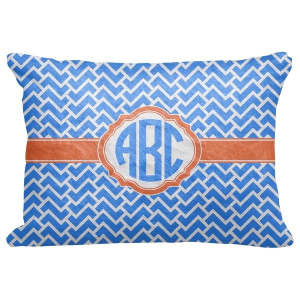 Custom Zigzag Decorative Baby Pillowcase - 16"x12" (Personalized)