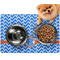 Zigzag Dog Food Mat - Small LIFESTYLE