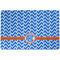 Zigzag Dog Food Mat w/ Monogram