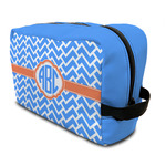 Zigzag Toiletry Bag / Dopp Kit (Personalized)