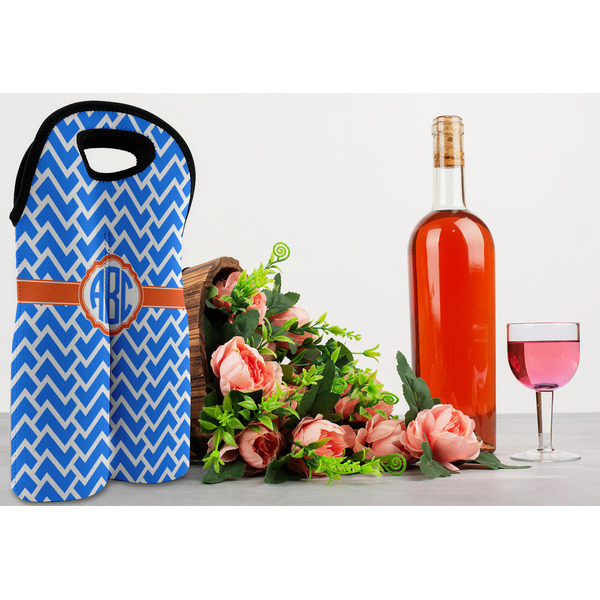 Zigzag Double Wine Tote - LIFESTYLE (new)