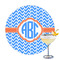 Zigzag Printed Drink Topper (Personalized)