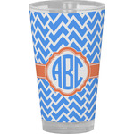 Zigzag Pint Glass - Full Color (Personalized)