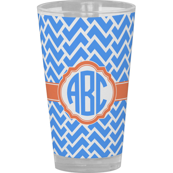 Custom Zigzag Pint Glass - Full Color (Personalized)