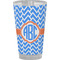 Zigzag Pint Glass - Full Color - Front View