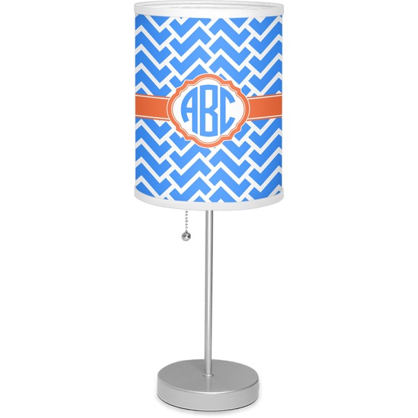 Custom Zigzag Lamp with Drum Shade (Personalized)