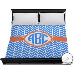 Zigzag Duvet Cover - King (Personalized)