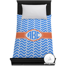Zigzag Duvet Cover - Twin XL (Personalized)