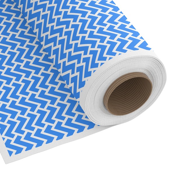 Custom Zigzag Fabric by the Yard - Spun Polyester Poplin