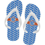 Zigzag Flip Flops - Large (Personalized)