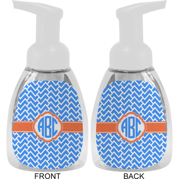 Zigzag Foam Soap Bottle Approval - White
