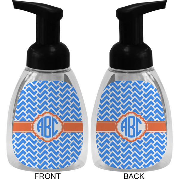 Zigzag Foam Soap Bottle (Front & Back)