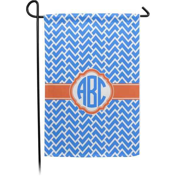Custom Zigzag Garden Flag (Personalized)
