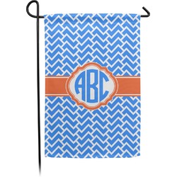 Zigzag Small Garden Flag - Double Sided w/ Monograms