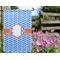 Zigzag Garden Flag - Outside In Flowers
