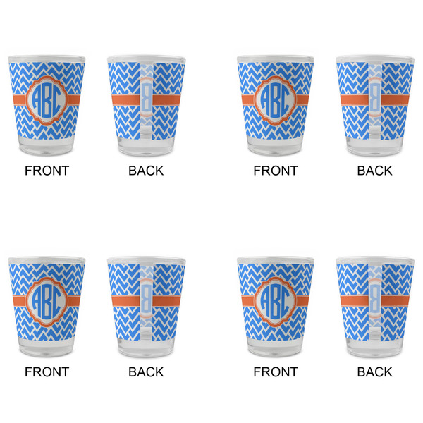 Zigzag Glass Shot Glass - Standard - Set of 4 - APPROVAL