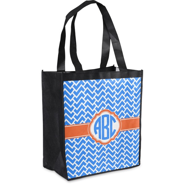 Custom Zigzag Grocery Bag (Personalized)
