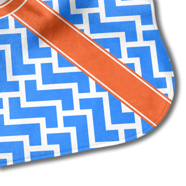 Zigzag Hooded Baby Towel- Detail Corner