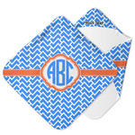 Zigzag Hooded Baby Towel (Personalized)