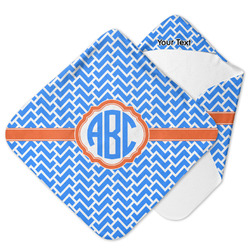 Zigzag Hooded Baby Towel (Personalized)