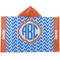 Zigzag Kids Hooded Towel (Personalized)