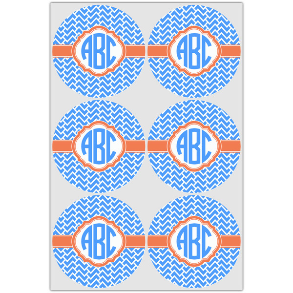 Zigzag Icing Circle - Large - Set of 6