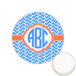 Zigzag Printed Cookie Topper - 1.25" (Personalized)