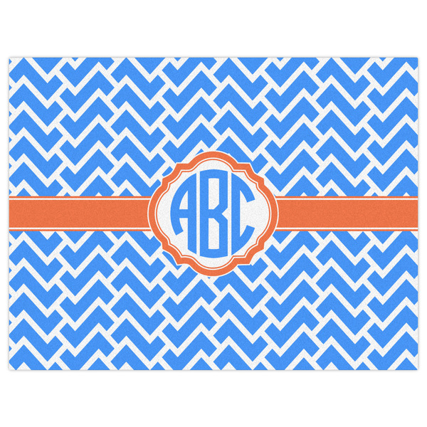 Zigzag Indoor / Outdoor Rug - 6'x8' - Front Flat