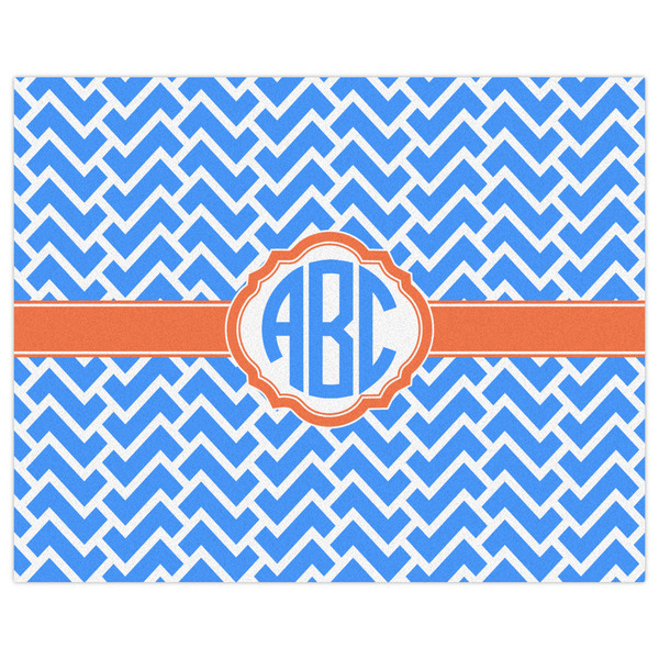 Zigzag Indoor / Outdoor Rug - 8'x10' - Front Flat