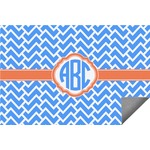 Zigzag Indoor / Outdoor Rug - 6'x8' w/ Monogram