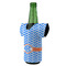 Zigzag Jersey Bottle Cooler - ANGLE (on bottle)
