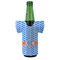 Zigzag Jersey Bottle Cooler - Set of 4 - FRONT (on bottle)