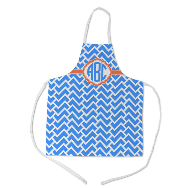 Custom Zigzag Kid's Apron w/ Monogram