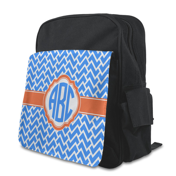 Custom Zigzag Preschool Backpack (Personalized)