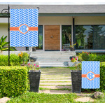 Zigzag Large Garden Flag - Double Sided (Personalized)