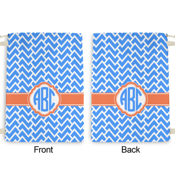 Zigzag Large Laundry Bag - Front & Back View