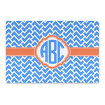 Zigzag Large Rectangle Car Magnet (Personalized)