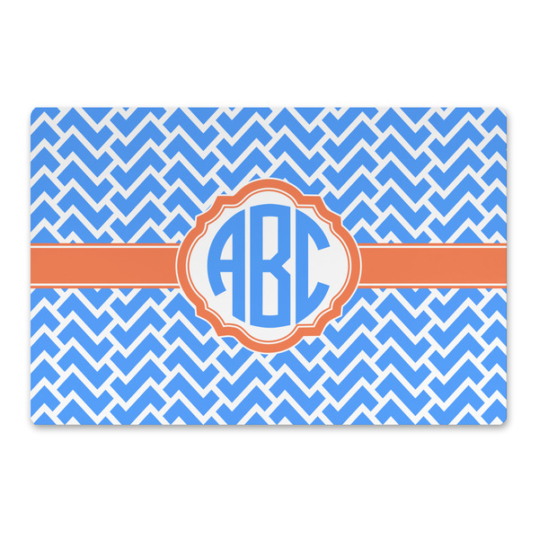 Custom Zigzag Large Rectangle Car Magnet (Personalized)
