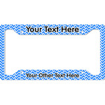 Zigzag License Plate Frame (Personalized)