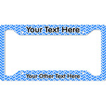 Zigzag License Plate Frame - Style A (Personalized)