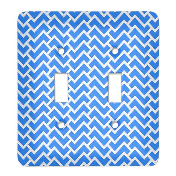 Custom Zigzag Light Switch Cover (2 Toggle Plate)
