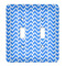Zigzag Light Switch Cover (2 Toggle Plate)
