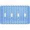 Zigzag Light Switch Cover (4 Toggle Plate)