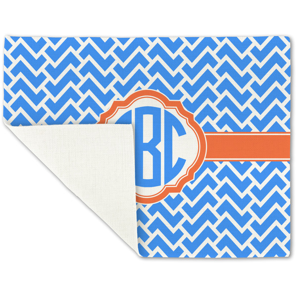 Zigzag Linen Placemat - Folded Corner (single side)