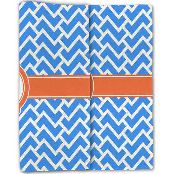 Zigzag Linen Placemat - Folded Half (double sided)