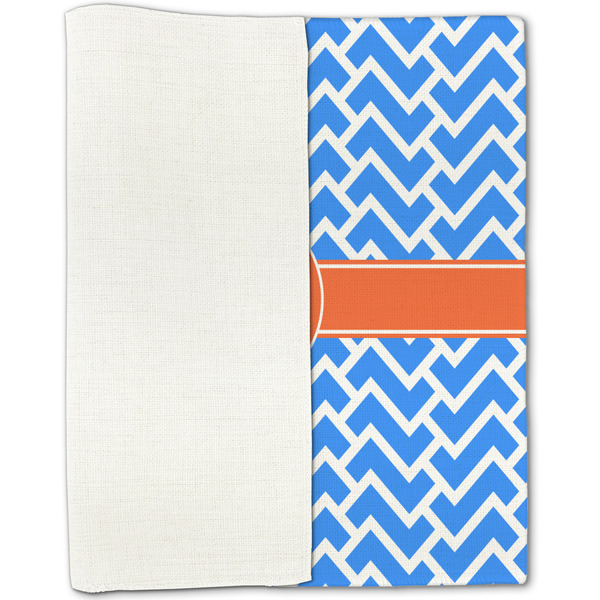 Zigzag Linen Placemat - Folded Half
