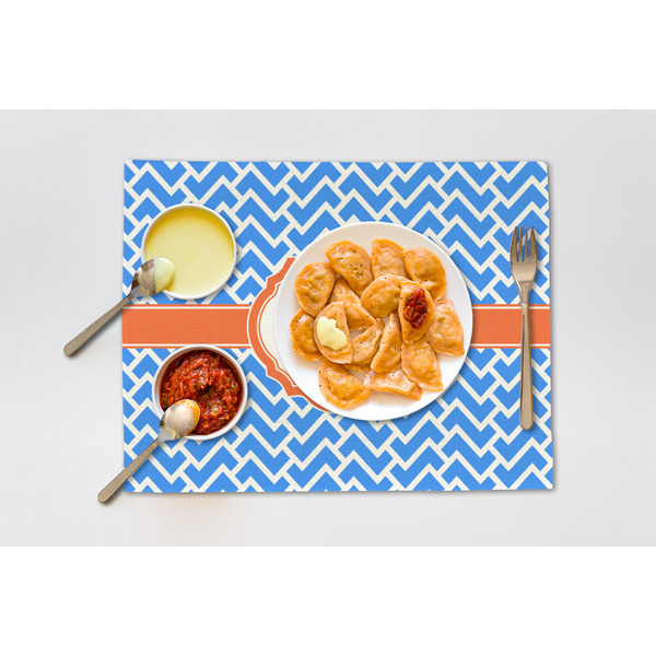 Zigzag Linen Placemat - Lifestyle (single)