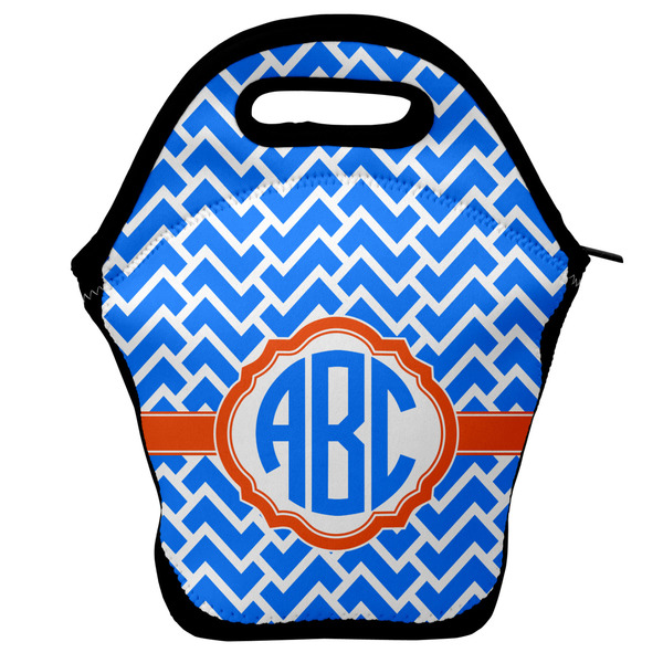 Custom Zigzag Lunch Bag w/ Monogram