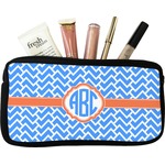 Zigzag Makeup / Cosmetic Bag (Personalized)