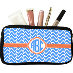 Zigzag Makeup / Cosmetic Bag (Personalized)